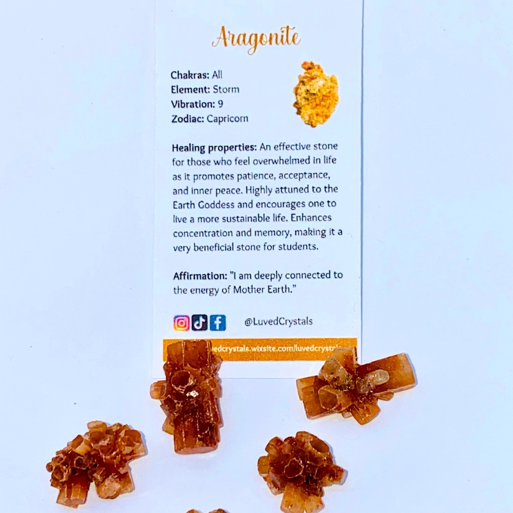 Aragonite mini Cluster Crystal